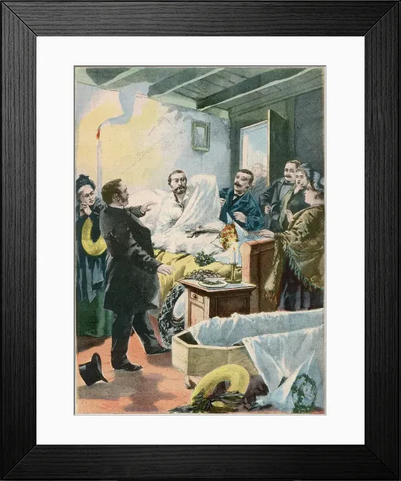 Framed Print : CATALEPSY, FRANCE Framed Print : CATALEPSY, FRANCE