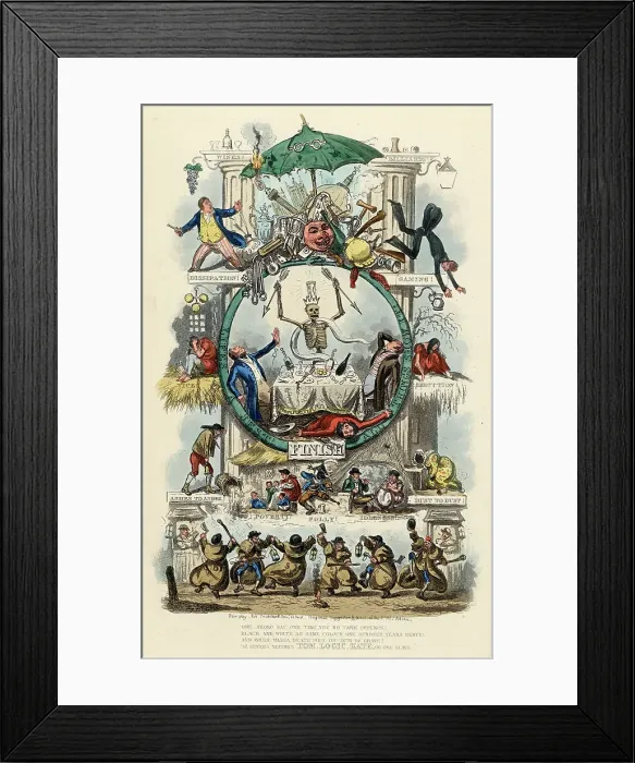 Framed Print : THE ROAD TO RUIN & DEATH Framed Print : THE ROAD TO RUIN & DEATH
