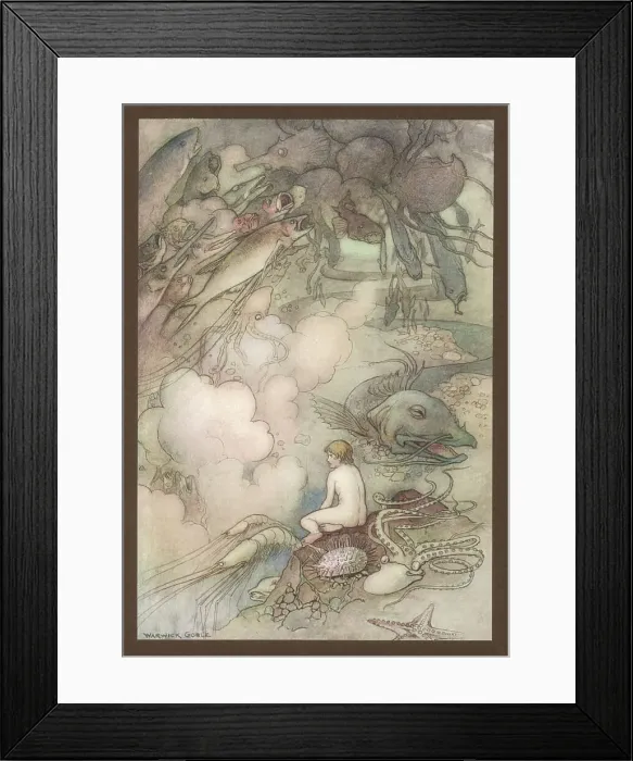 Framed Print : WATER BABIES / KINGSLEY Framed Print : WATER BABIES / KINGSLEY
