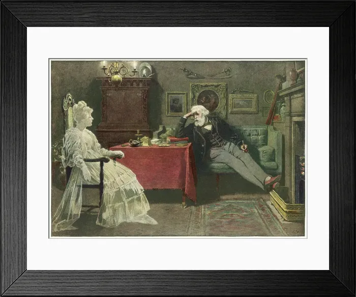 Framed Print : GHOST OF DEAD WIFE Framed Print : GHOST OF DEAD WIFE