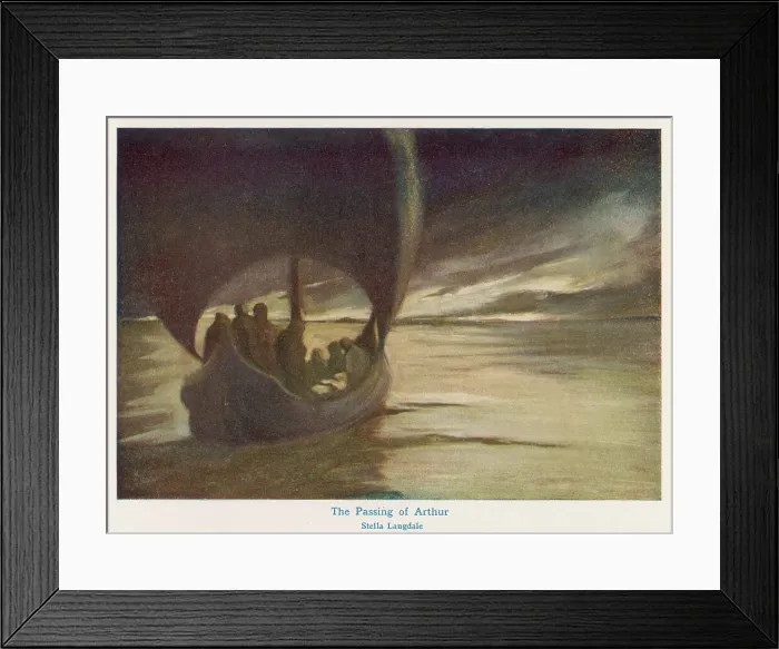 Framed Print : PASSING OF ARTHUR Framed Print : PASSING OF ARTHUR