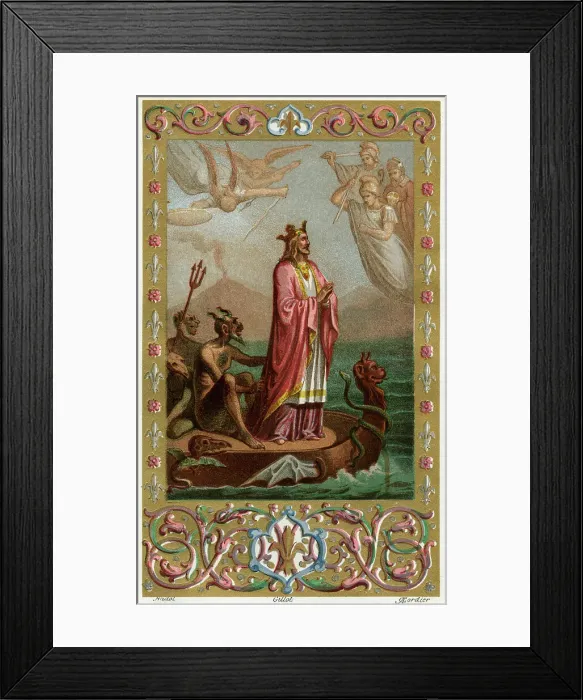 Framed Print : Demons - Dagobert Framed Print : Demons - Dagobert