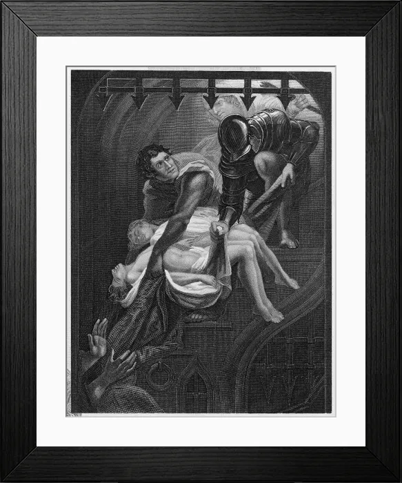 Framed Print : Princes in the Tower, Edward V and Richard, Duke of York Framed Print : Princes in the Tower, Edward V and Richard, Duke of York