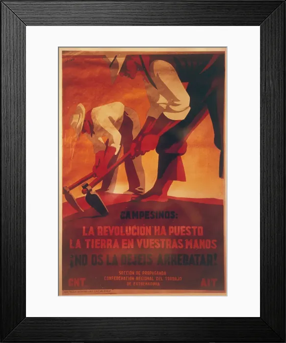 Framed Print : SPANISH CIVIL WAR POSTER Framed Print : SPANISH CIVIL WAR POSTER