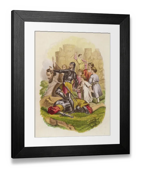 Framed Print : BUNYAN / GIANT'S DEATH Framed Print : BUNYAN / GIANT'S DEATH