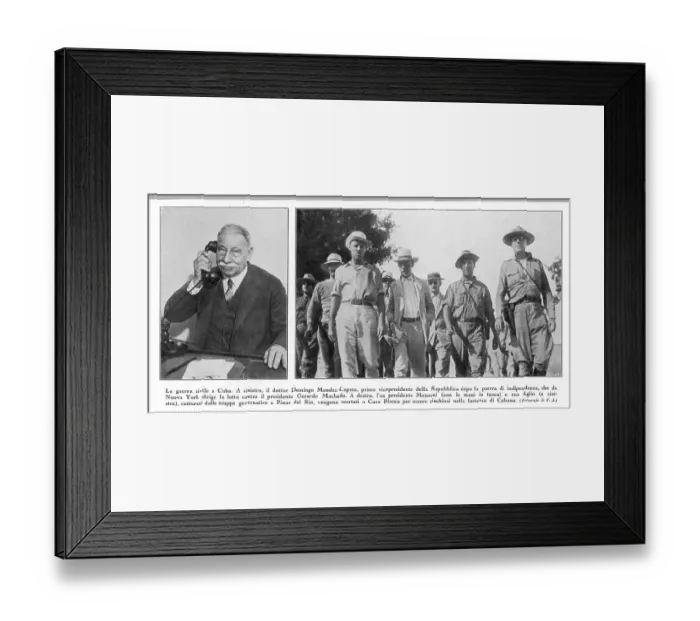 Framed Print : CUBA / CIVIL WAR 1931 Framed Print : CUBA / CIVIL WAR 1931