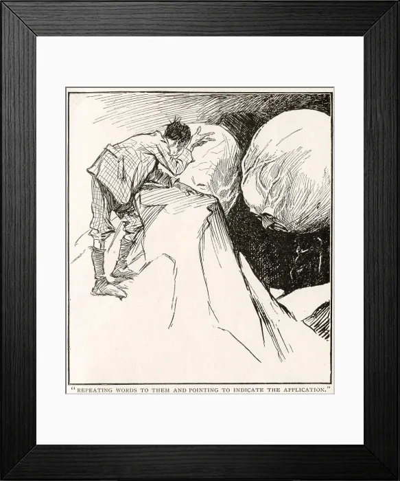 Framed Print : The First Men in the Moon, H. G. Wells Framed Print : The First Men in the Moon, H. G. Wells