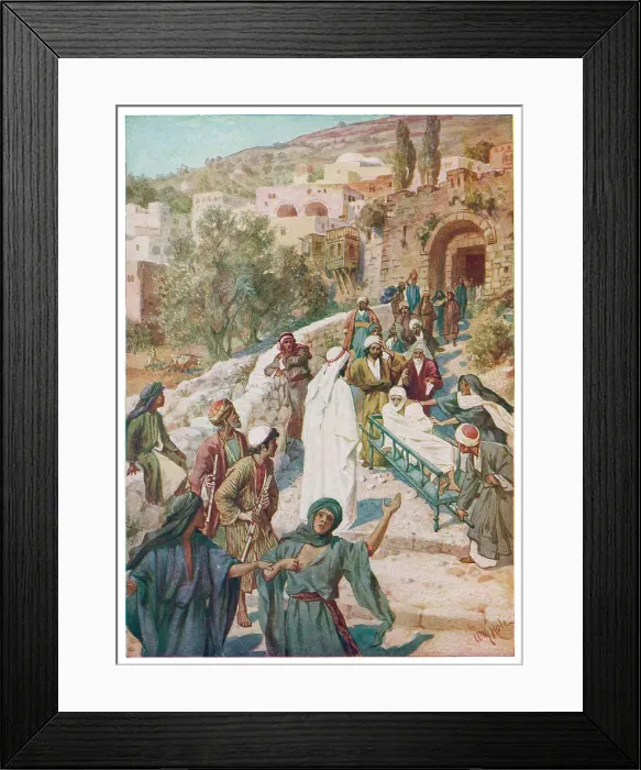 Framed Print : RAISING DEAD AT NAIN Framed Print : RAISING DEAD AT NAIN