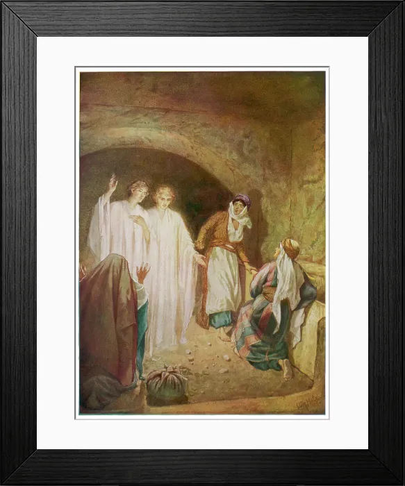 Framed Print : ANGELS AT TOMB Framed Print : ANGELS AT TOMB