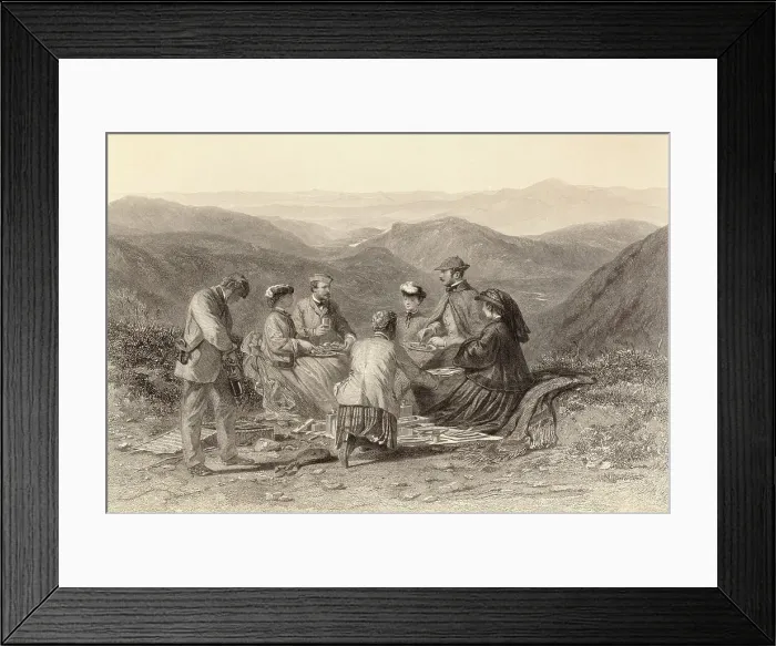 Framed Print : VICTORIA PICNICS Framed Print : VICTORIA PICNICS