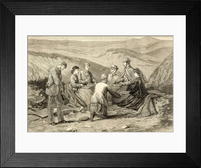 Framed Print : VICTORIA PICNICS Framed Print : VICTORIA PICNICS