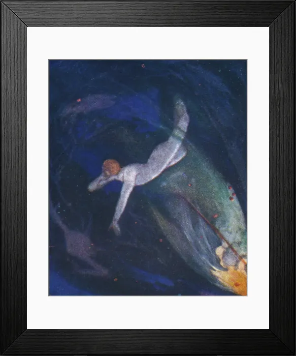 Framed Print : INTO THE ABYSS Framed Print : INTO THE ABYSS