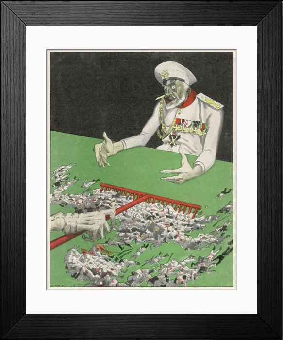 Framed Print : WW1 / 1915 / RUSSIAN GAMBLE Framed Print : WW1 / 1915 / RUSSIAN GAMBLE