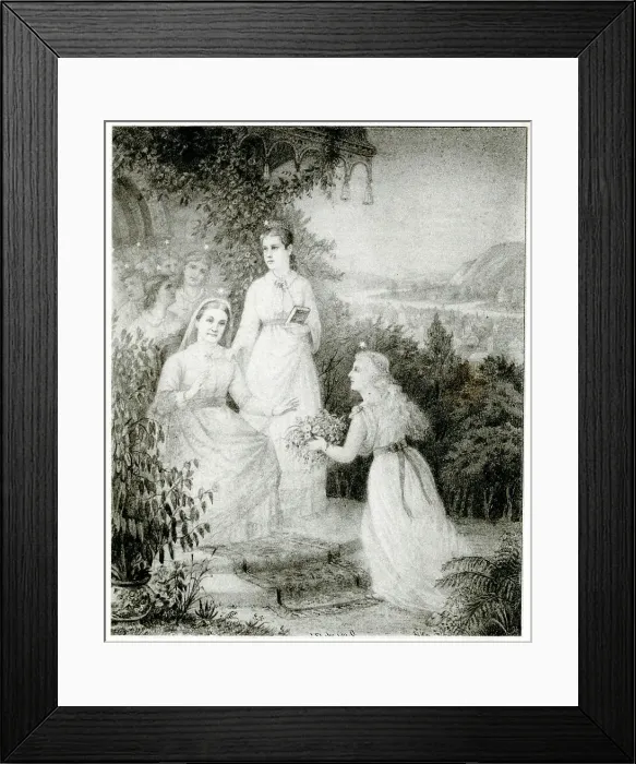 Framed Print : Home Spirit World Paranormal Mediumship 1887 Framed Print : Home Spirit World Paranormal Mediumship 1887