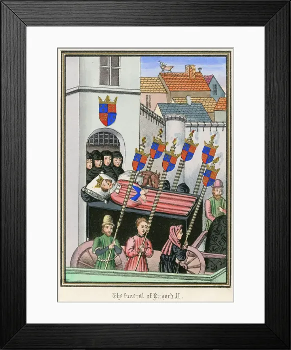 Framed Print : Funeral of King Richard II