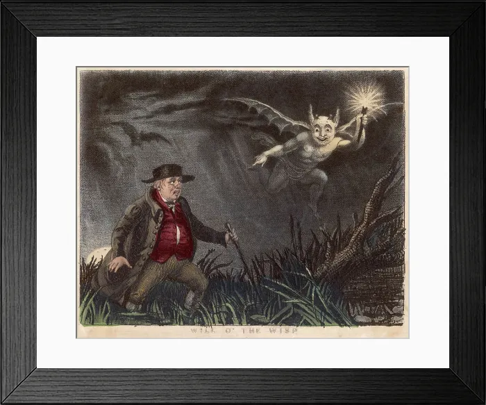 Framed Print : WILL OF THE WISP Framed Print : WILL OF THE WISP