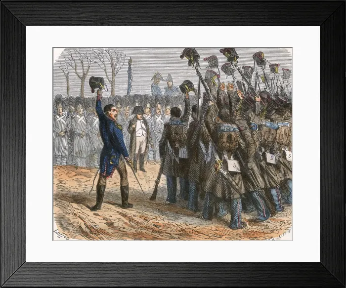 Framed Print : Napoleon Lands Antibes Events War Napoleonic Framed Print : Napoleon Lands Antibes Events War Napoleonic