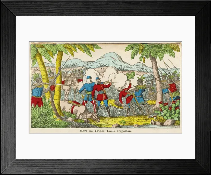 Framed Print : ZULU WAR / PRINCE IMPERIAL Framed Print : ZULU WAR / PRINCE IMPERIAL