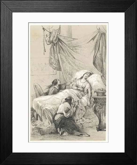 Framed Print : CLEOPATRA VII DIES Framed Print : CLEOPATRA VII DIES