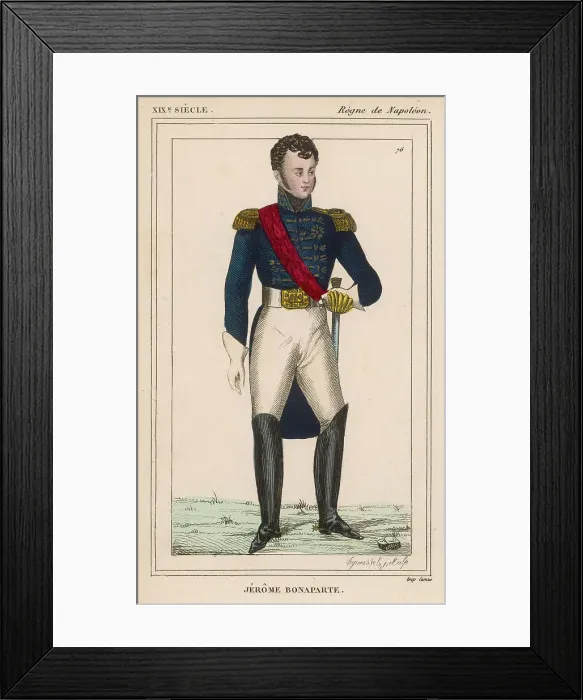 Framed Print : JEROME BONAPARTE / COSTUME Framed Print : JEROME BONAPARTE / COSTUME