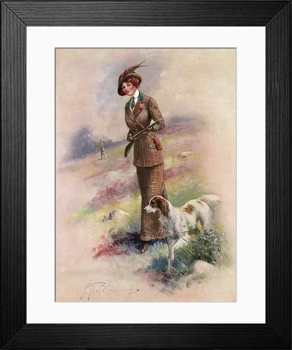 Framed Print : LADY HUNTRESS Framed Print : LADY HUNTRESS
