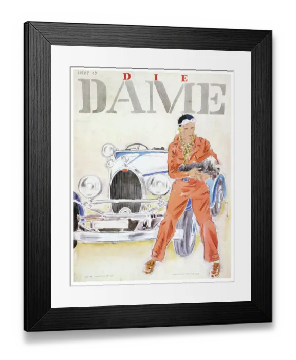 Framed Print : DRYDEN / DIE DAME / 13 Framed Print : DRYDEN / DIE DAME / 13