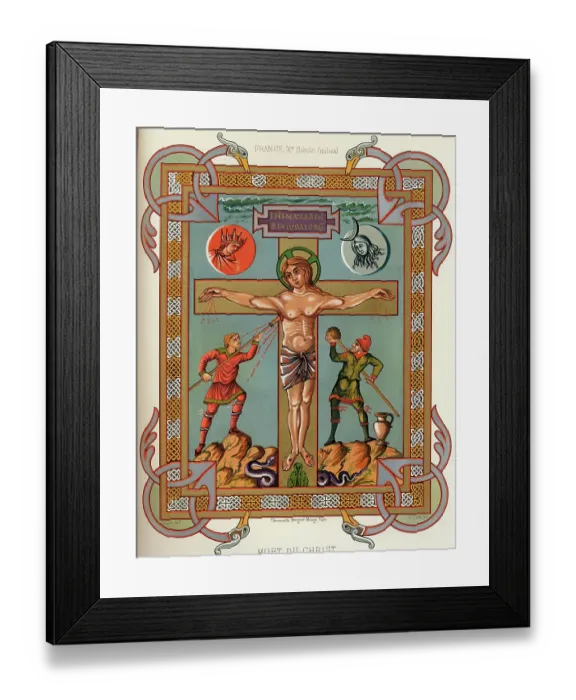 Framed Print : JESUS CRUCIFIED / FRENCH Framed Print : JESUS CRUCIFIED / FRENCH
