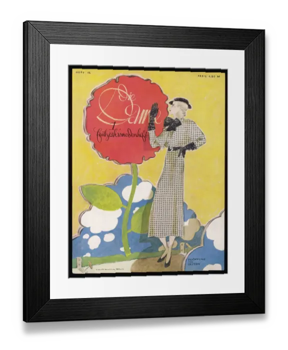 Framed Print : 1930 WOMAN LIPMANN Framed Print : 1930 WOMAN LIPMANN