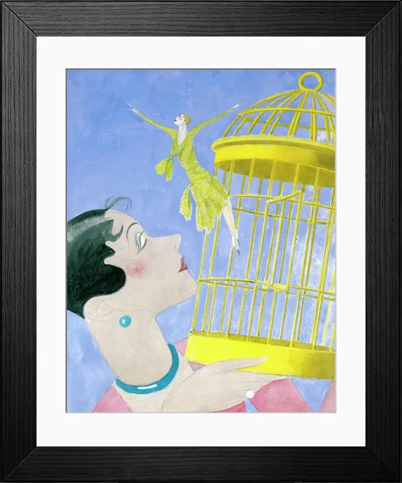 Framed Print : DRYDEN / DIE DAME / 7 / CAGE Framed Print : DRYDEN / DIE DAME / 7 / CAGE