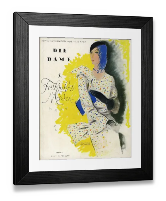 Framed Print : 1928 WOMAN LIPMANN Framed Print : 1928 WOMAN LIPMANN