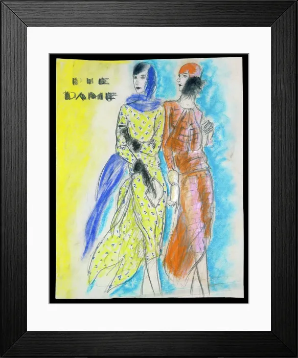 Framed Print : DRYDEN / DIE DAME / 21 Framed Print : DRYDEN / DIE DAME / 21