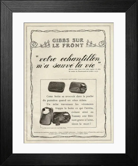 Framed Print : Miracle Saved Tin Paranormal Miracles 1918 World Framed Print : Miracle Saved Tin Paranormal Miracles 1918 World