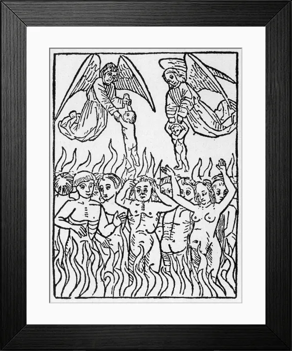 Framed Print : ANGELS RESCUING Framed Print : ANGELS RESCUING