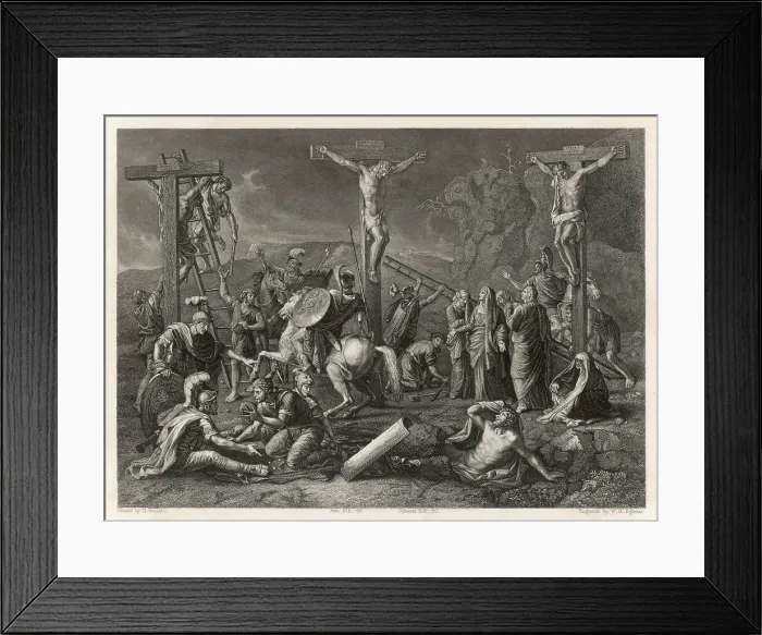 Framed Print : JESUS ON CROSS POUSSIN Framed Print : JESUS ON CROSS POUSSIN