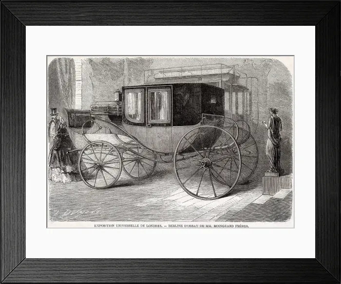 Framed Print : BERLIN CARRIAGE Framed Print : BERLIN CARRIAGE