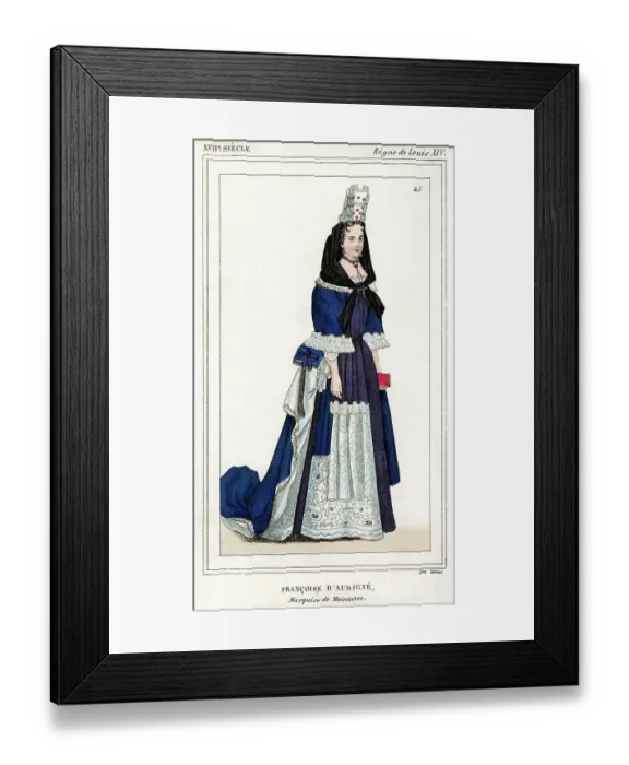 Framed Print : FRANCOISE D'AUBIGNE Framed Print : FRANCOISE D'AUBIGNE