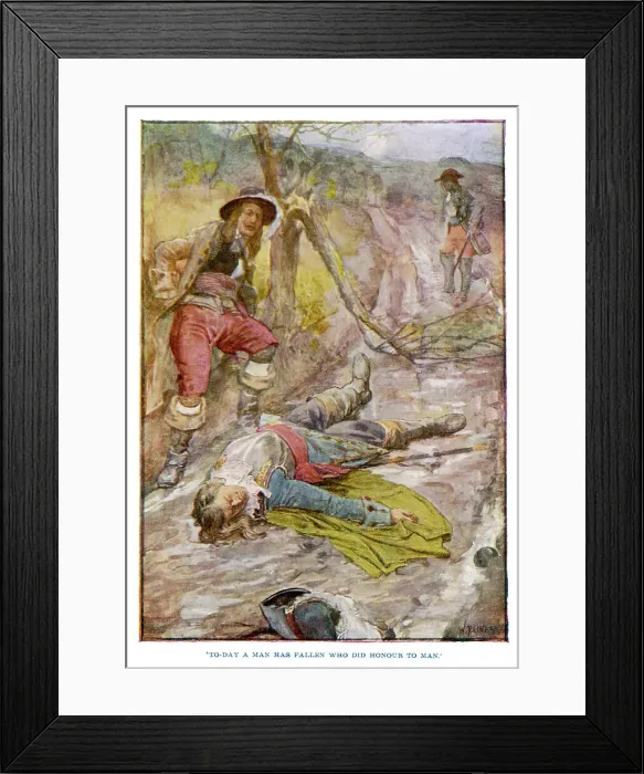Framed Print : BATTLE OF SASSBACH 1675 Framed Print : BATTLE OF SASSBACH 1675