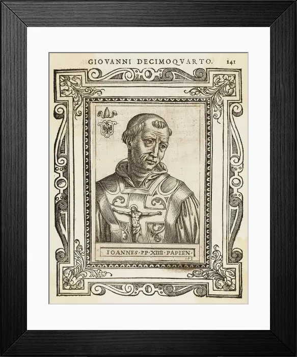 Framed Print : POPE JOANNES XIV