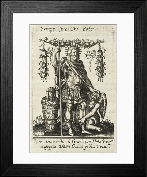 Framed Print : DIS PATER the Roman God of the dead and the underworld Framed Print : DIS PATER the Roman God of the dead and the underworld