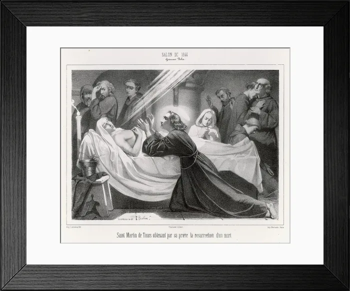 Framed Print : ST MARTIN'S MIRACLE Framed Print : ST MARTIN'S MIRACLE