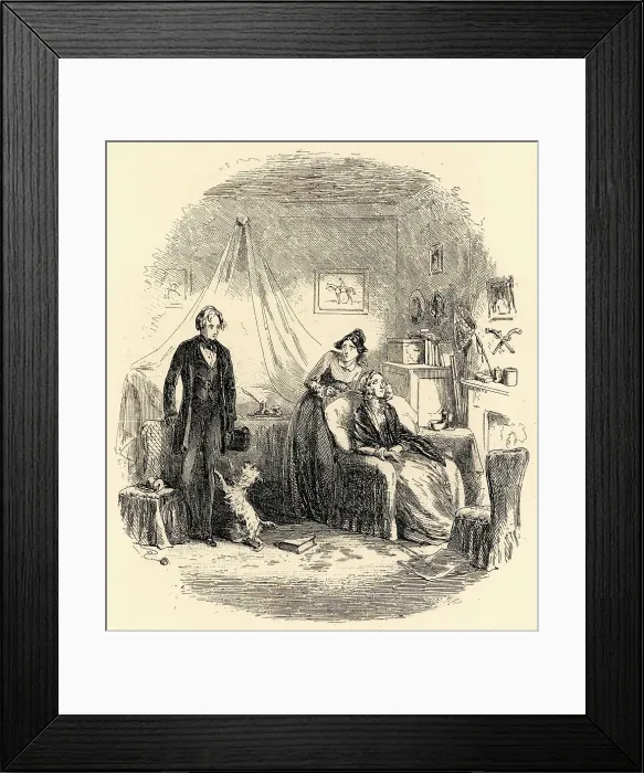 Framed Print : DAVID COPPERFIELD / PHIZ Framed Print : DAVID COPPERFIELD / PHIZ