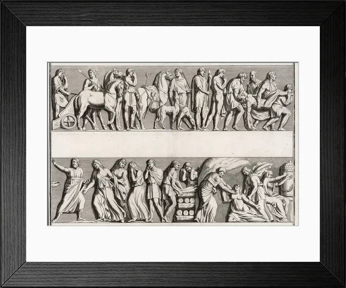 Framed Print : ROMAN FUNERAL