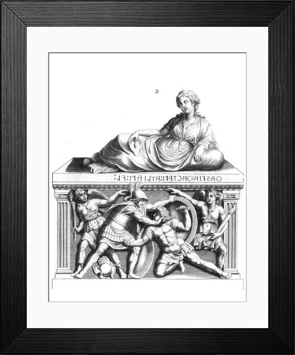 Framed Print : ETRUSCAN TOMB (2) Framed Print : ETRUSCAN TOMB (2)