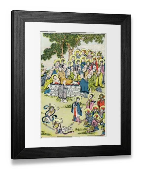 Framed Print : BUDDHA DIES Framed Print : BUDDHA DIES