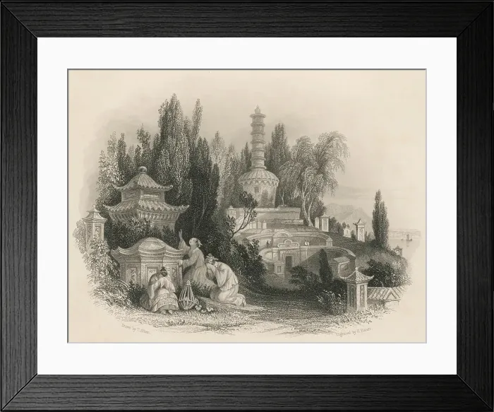 Framed Print : CHINESE CEMETERY Framed Print : CHINESE CEMETERY