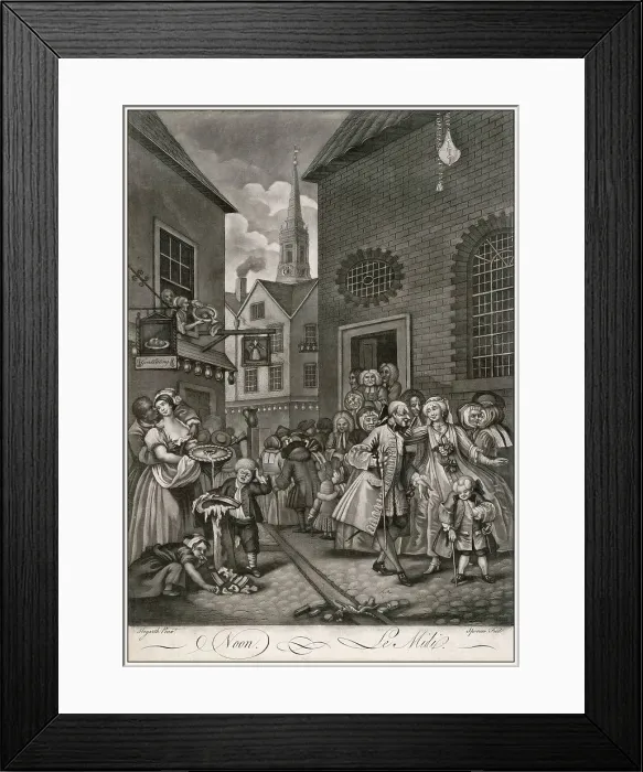 Framed Print : HOGARTH NOON Framed Print : HOGARTH NOON