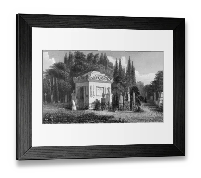 Framed Print : CEMETERY / PERE LACHAISE Framed Print : CEMETERY / PERE LACHAISE