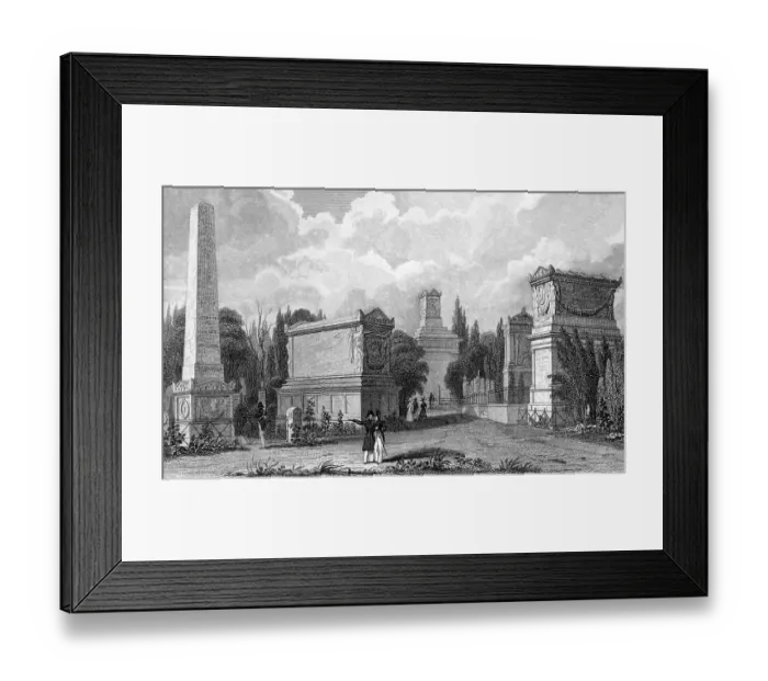 Framed Print : CEMETERY / PERE LACHAISE Framed Print : CEMETERY / PERE LACHAISE