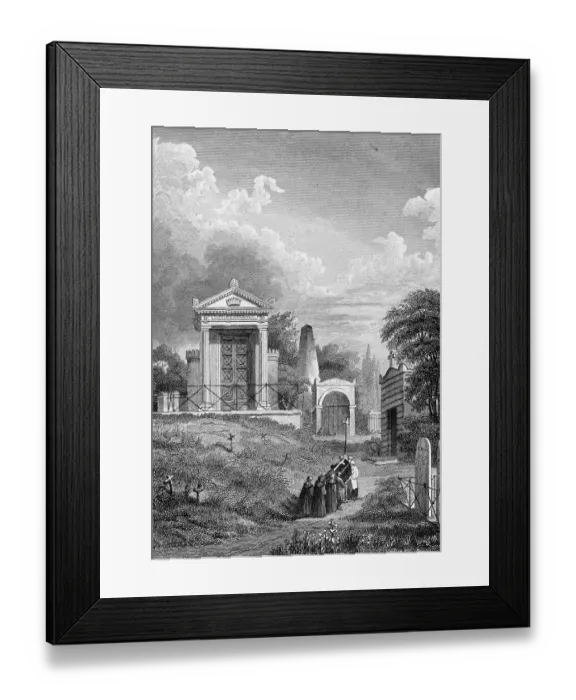 Framed Print : CEMETERY / PERE LACHAISE Framed Print : CEMETERY / PERE LACHAISE