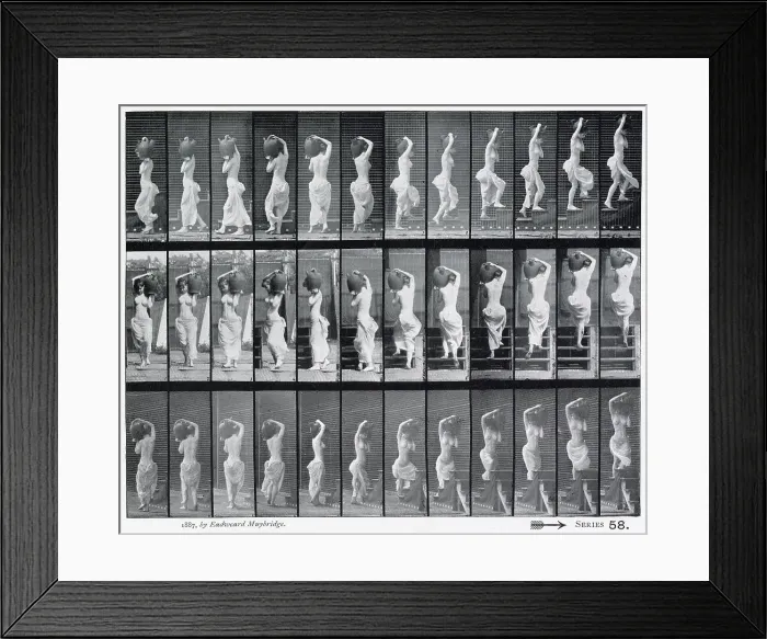 Framed Print : A woman carrying a vase. Date: 1887 Framed Print : A woman carrying a vase. Date: 1887